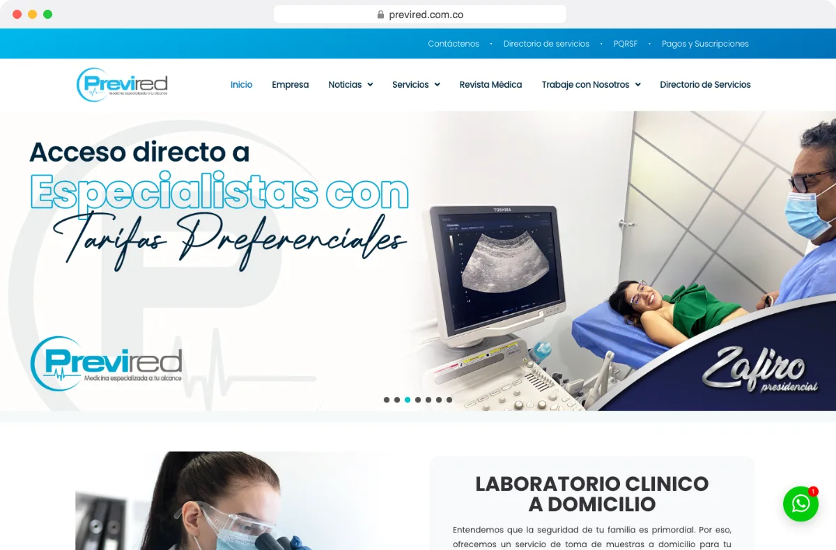 previred.com.co website designed by Dox Studio